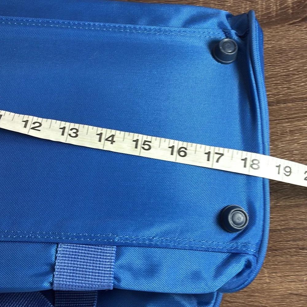 NWT Three Seven Vintage Style Blue Duffle Bag